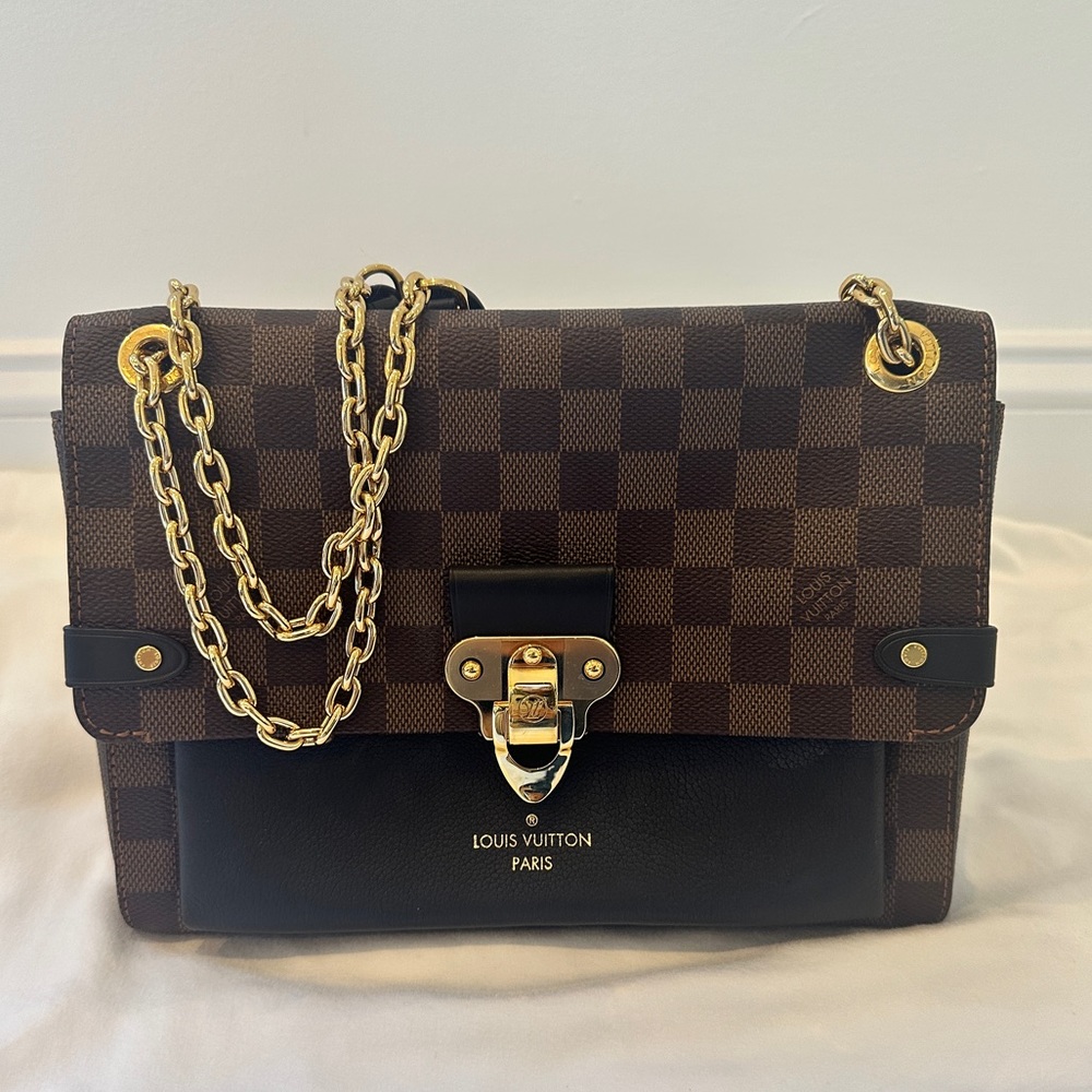 Louis Vuitton Vavin Damier leather handbag